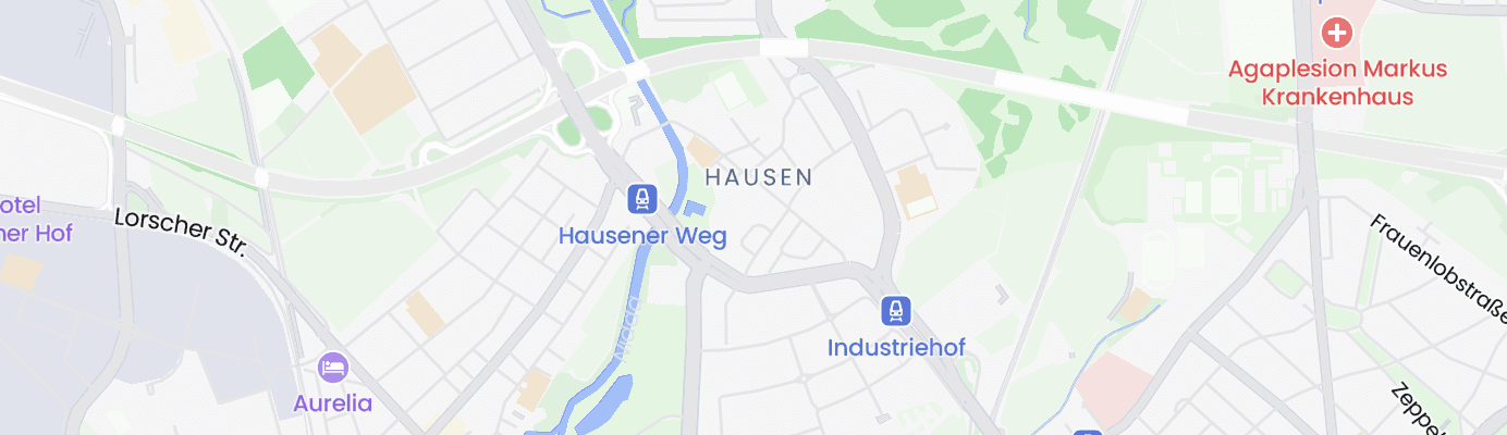 Karte mit dem ungefähren Standort