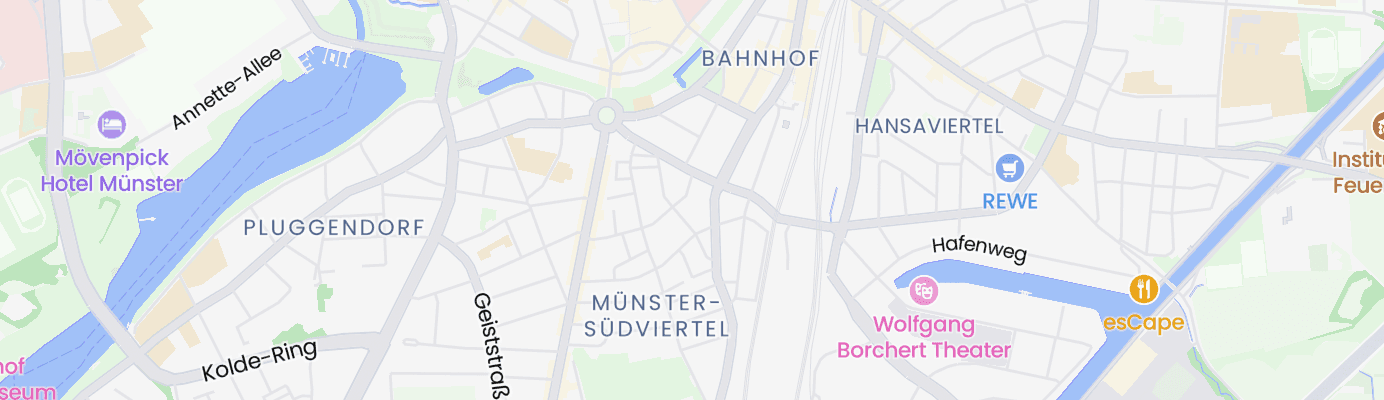 Karte mit dem ungefähren Standort