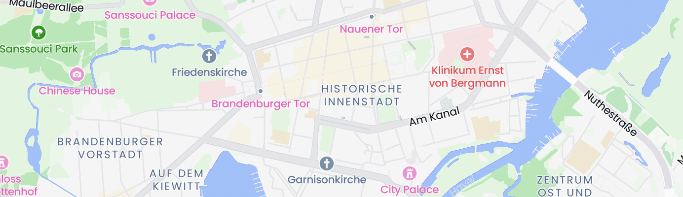 Karte mit dem ungefähren Standort