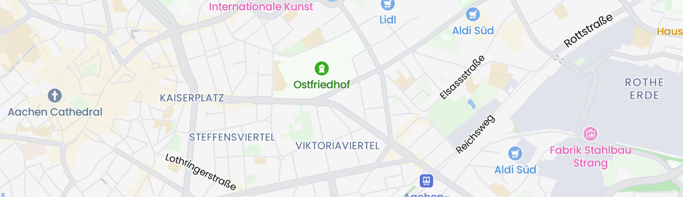 Karte mit dem ungefähren Standort