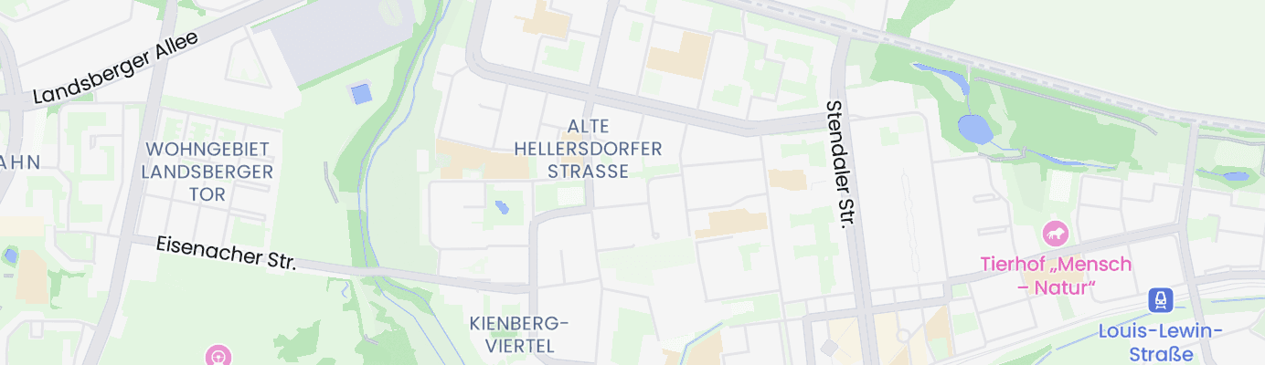 Karte mit dem ungefähren Standort