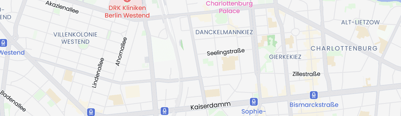 Karte mit dem ungefähren Standort