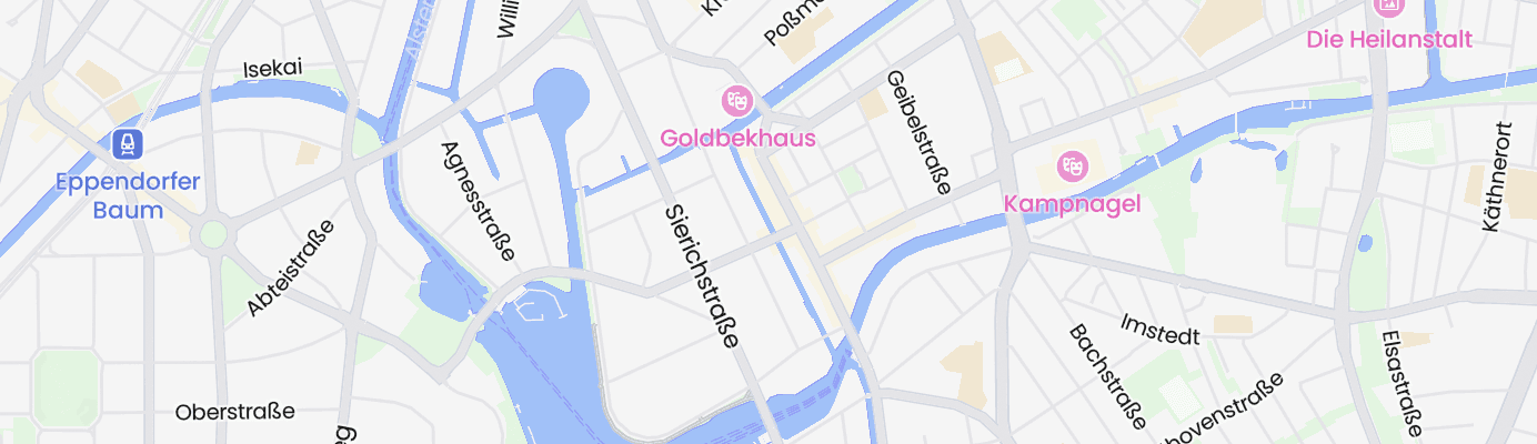 Karte mit dem ungefähren Standort