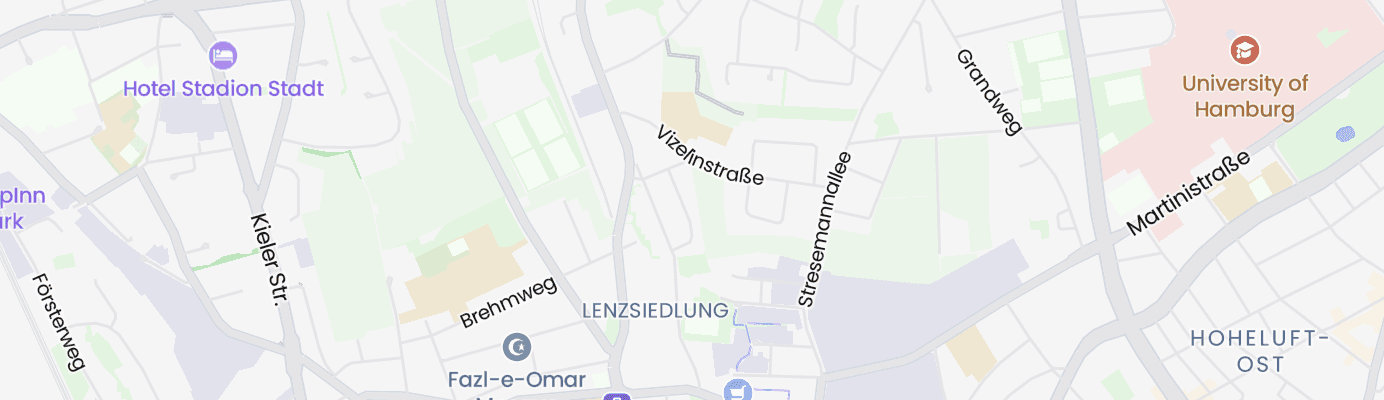 Karte mit dem ungefähren Standort