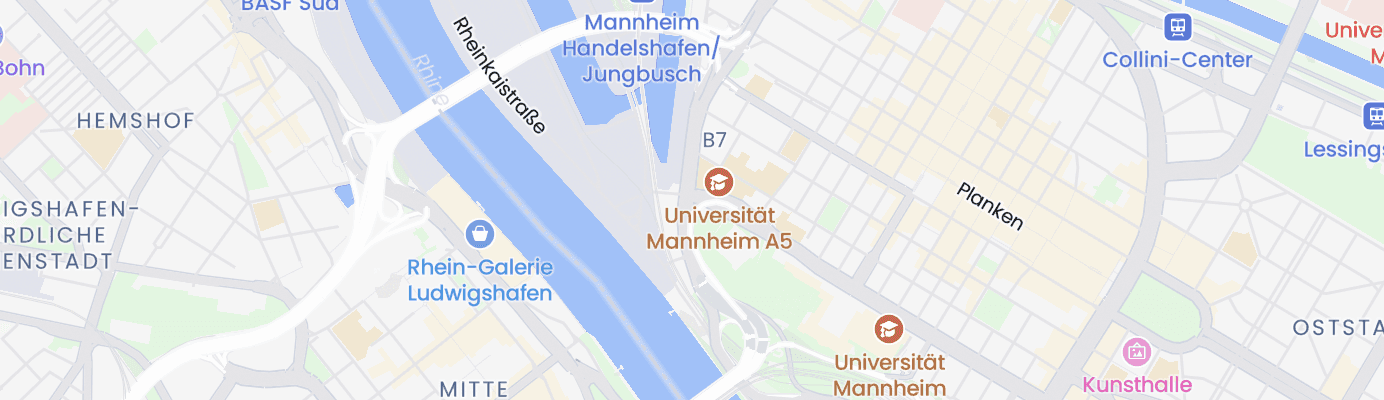 Karte mit dem ungefähren Standort