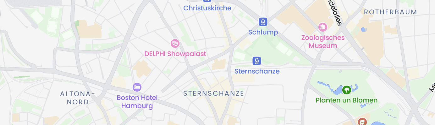 Karte mit dem ungefähren Standort