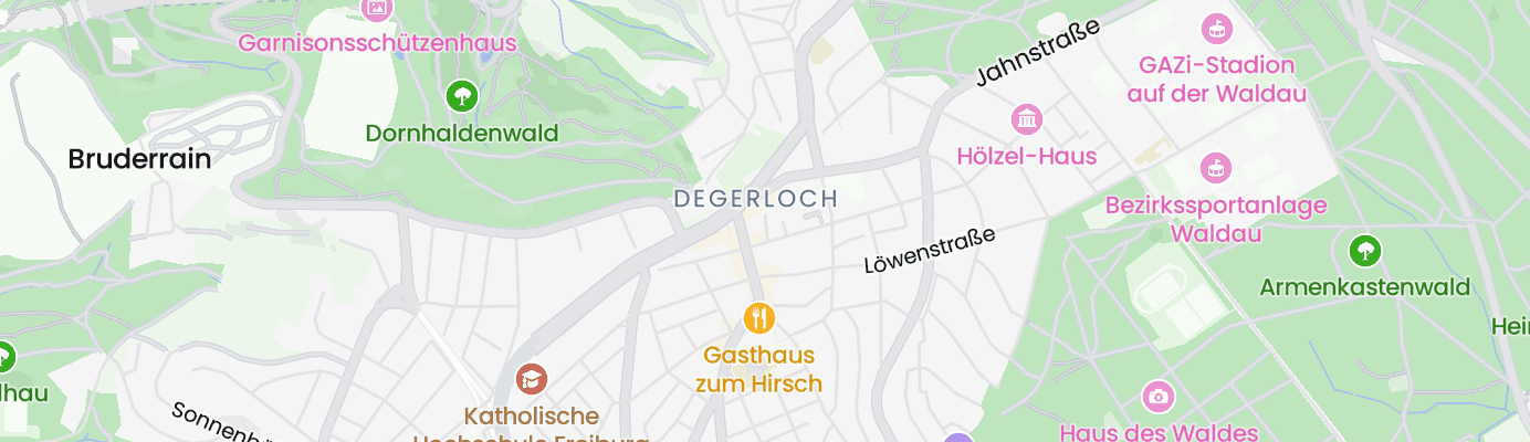 Karte mit dem ungefähren Standort