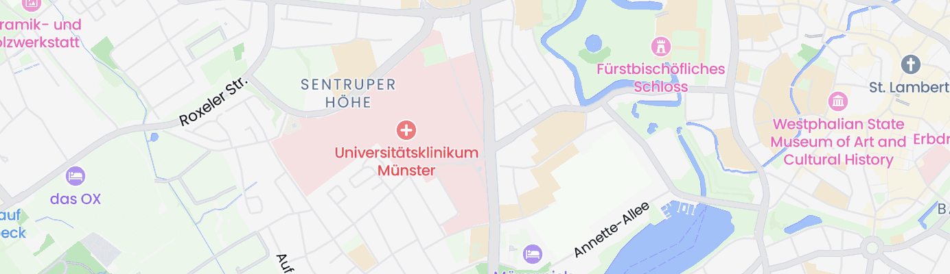 Karte mit dem ungefähren Standort