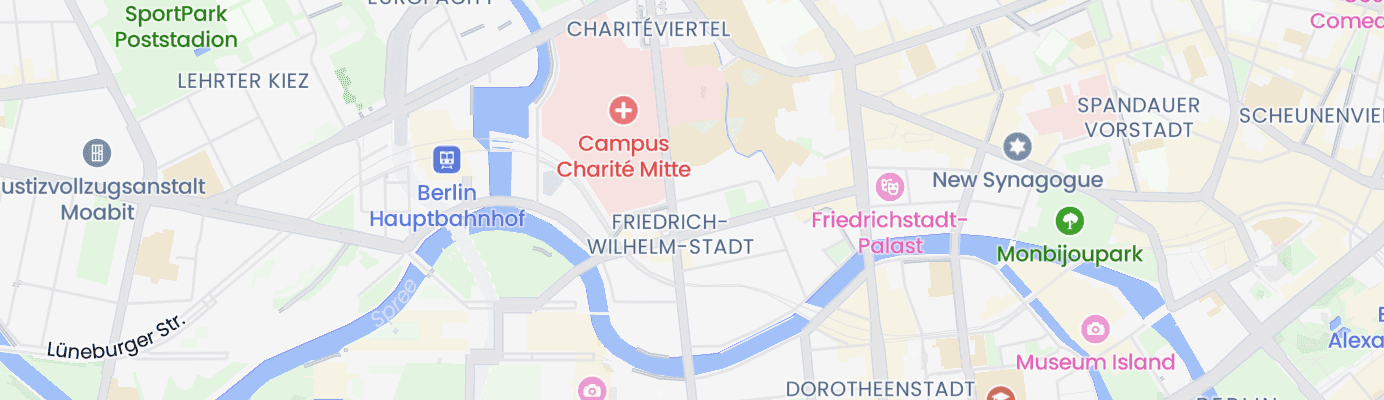 Karte mit dem ungefähren Standort