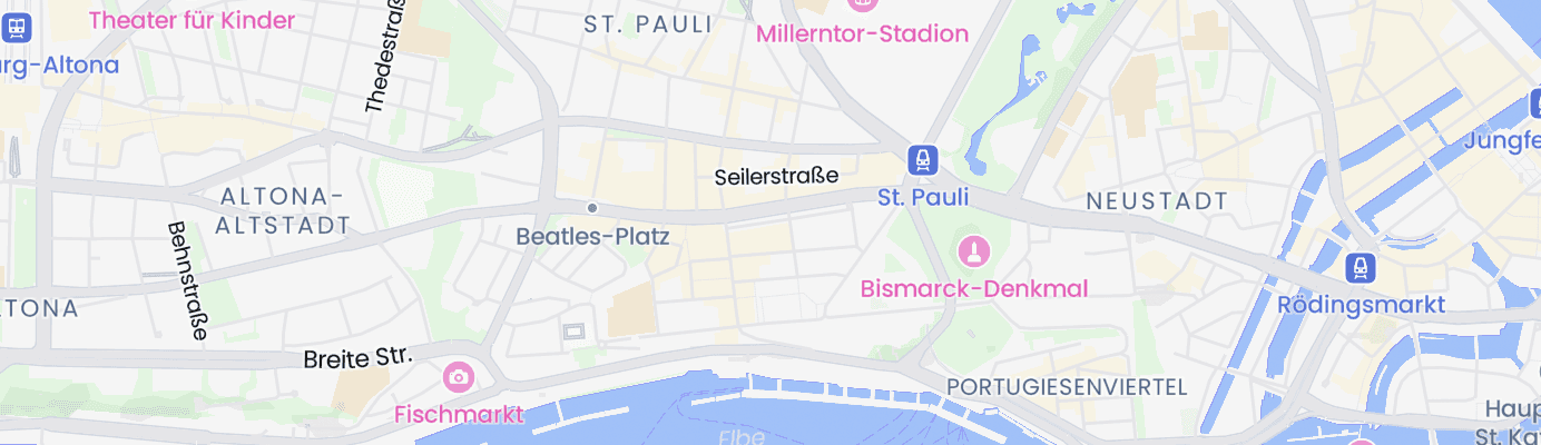 Karte mit dem ungefähren Standort