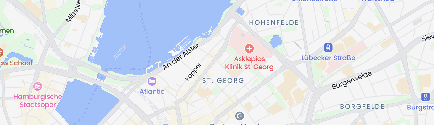 Karte mit dem ungefähren Standort