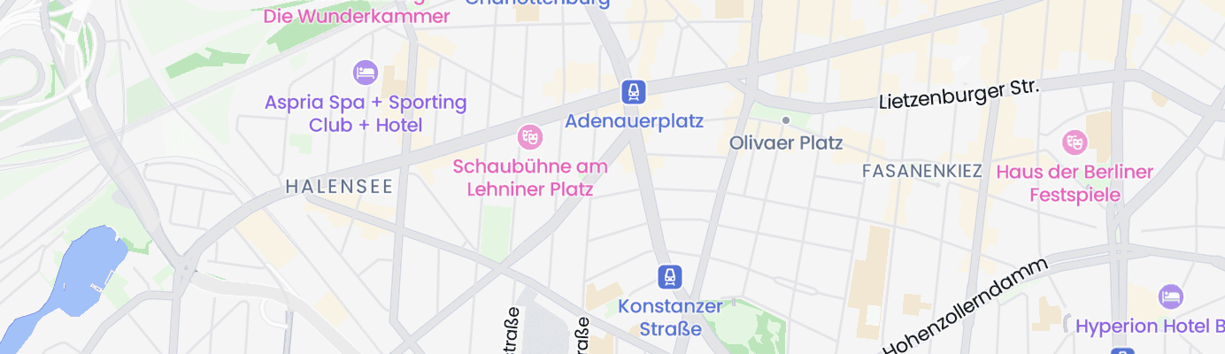 Karte mit dem ungefähren Standort