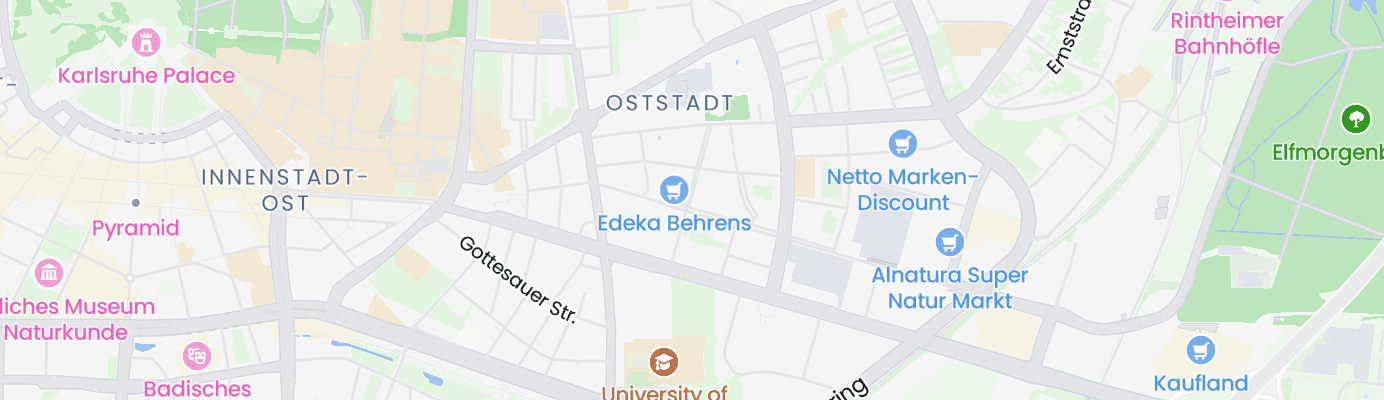 Karte mit dem ungefähren Standort