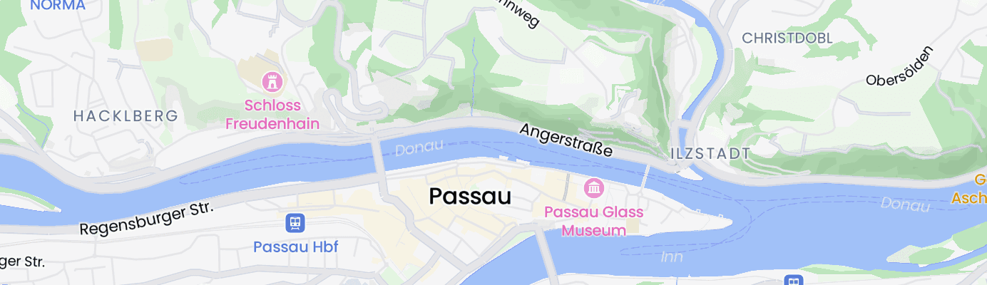 Karte mit dem ungefähren Standort