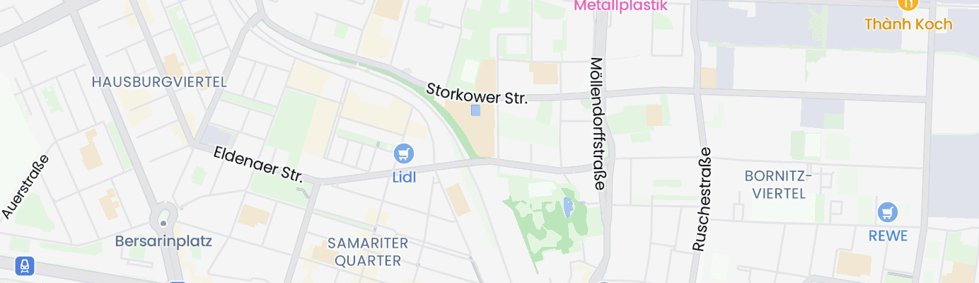Karte mit dem ungefähren Standort