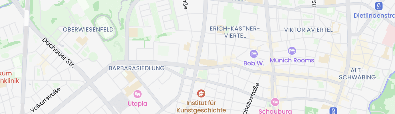 Karte mit dem ungefähren Standort