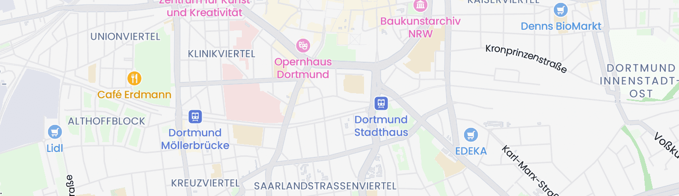 Karte mit dem ungefähren Standort