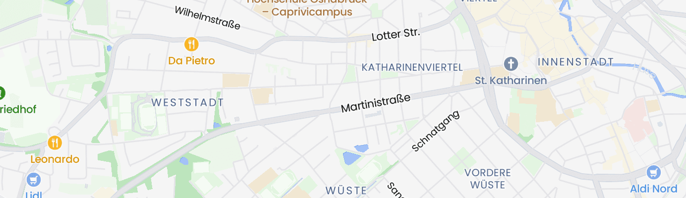 Karte mit dem ungefähren Standort