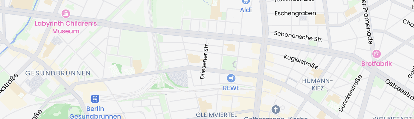 Karte mit dem ungefähren Standort