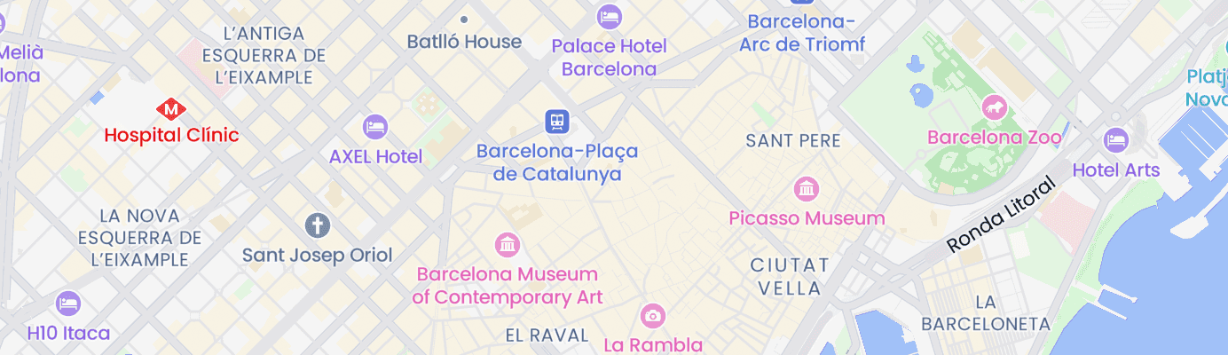Map showing the approximate location