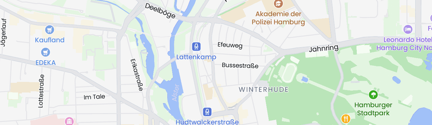 Karte mit dem ungefähren Standort