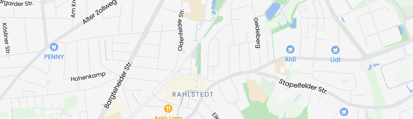 Karte mit dem ungefähren Standort