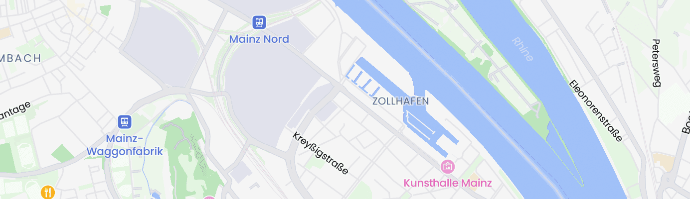 Karte mit dem ungefähren Standort