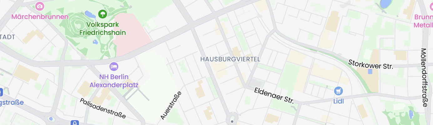 Karte mit dem ungefähren Standort