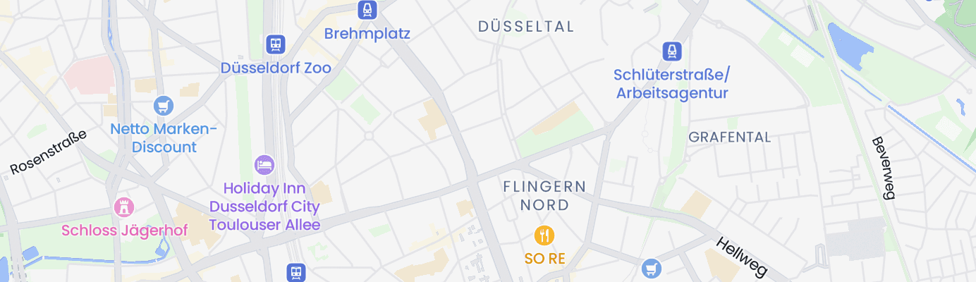 Karte mit dem ungefähren Standort