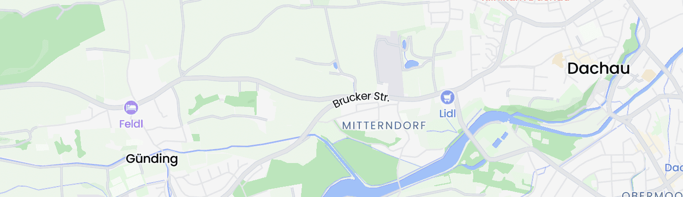 Karte mit dem ungefähren Standort