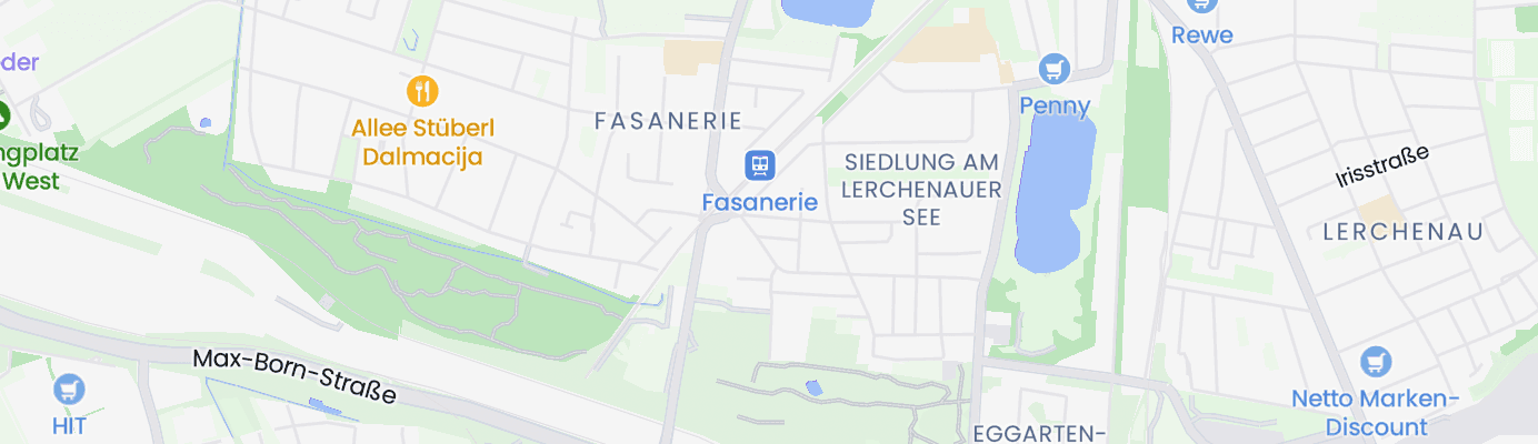 Karte mit dem ungefähren Standort