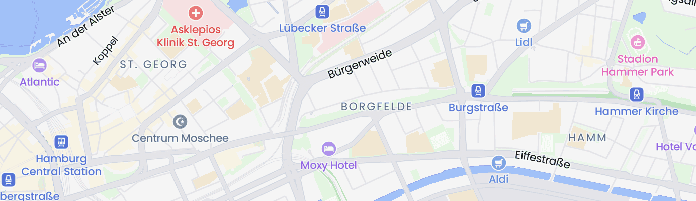 Karte mit dem ungefähren Standort