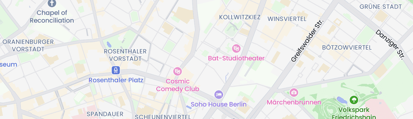 Karte mit dem ungefähren Standort