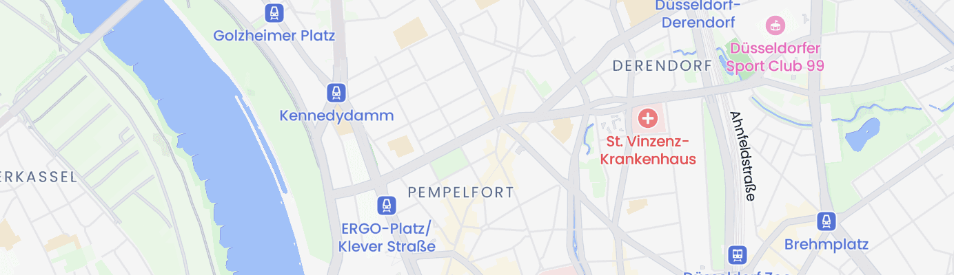 Karte mit dem ungefähren Standort