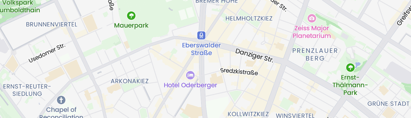 Karte mit dem ungefähren Standort