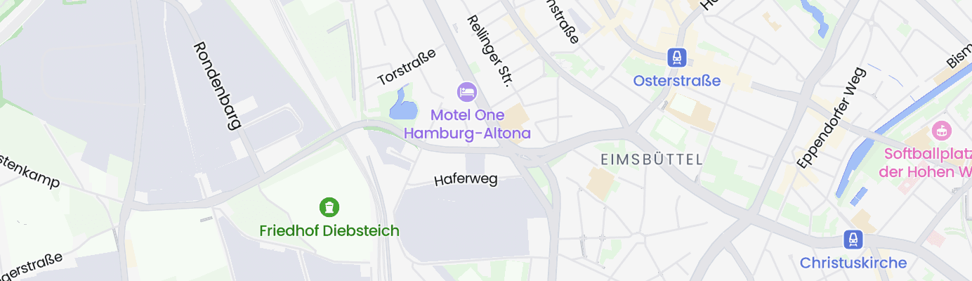 Karte mit dem ungefähren Standort
