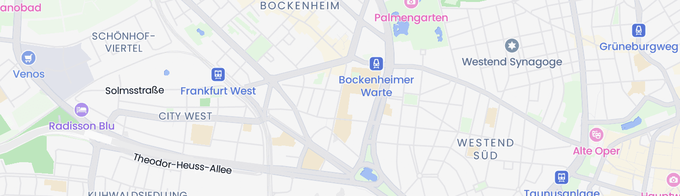 Karte mit dem ungefähren Standort