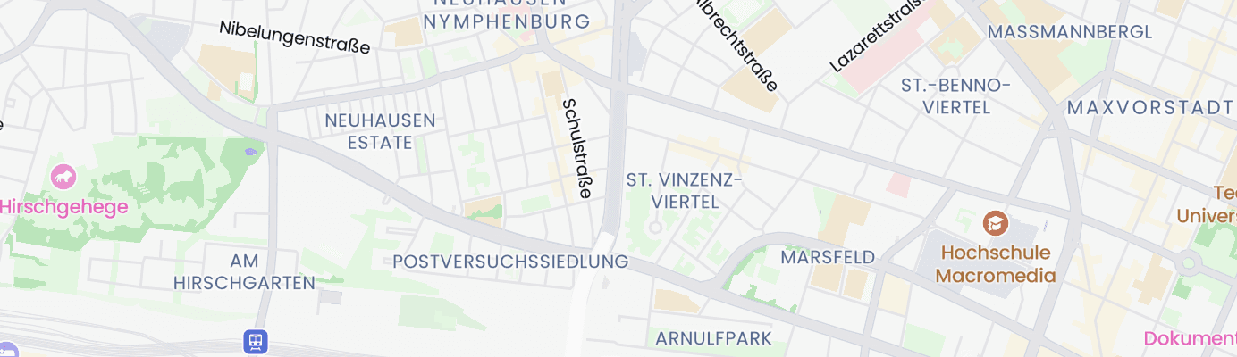 Karte mit dem ungefähren Standort