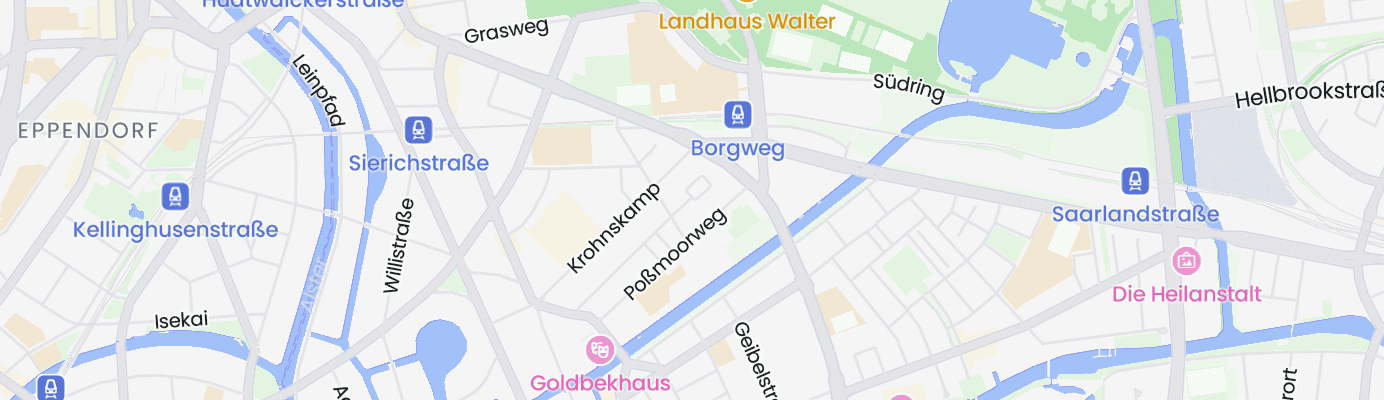 Karte mit dem ungefähren Standort