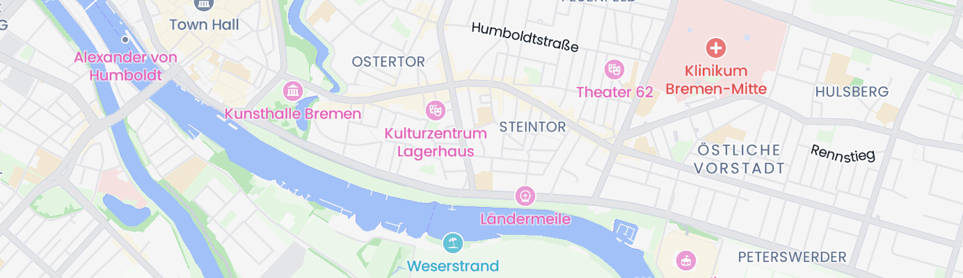 Karte mit dem ungefähren Standort