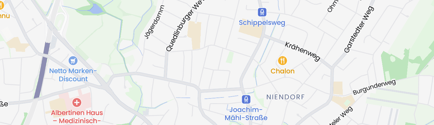 Karte mit dem ungefähren Standort