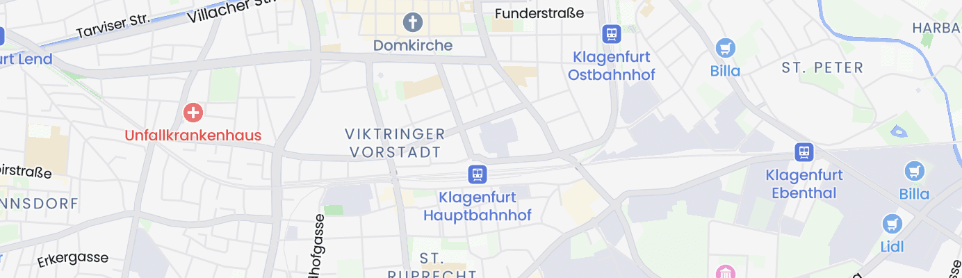 Karte mit dem ungefähren Standort
