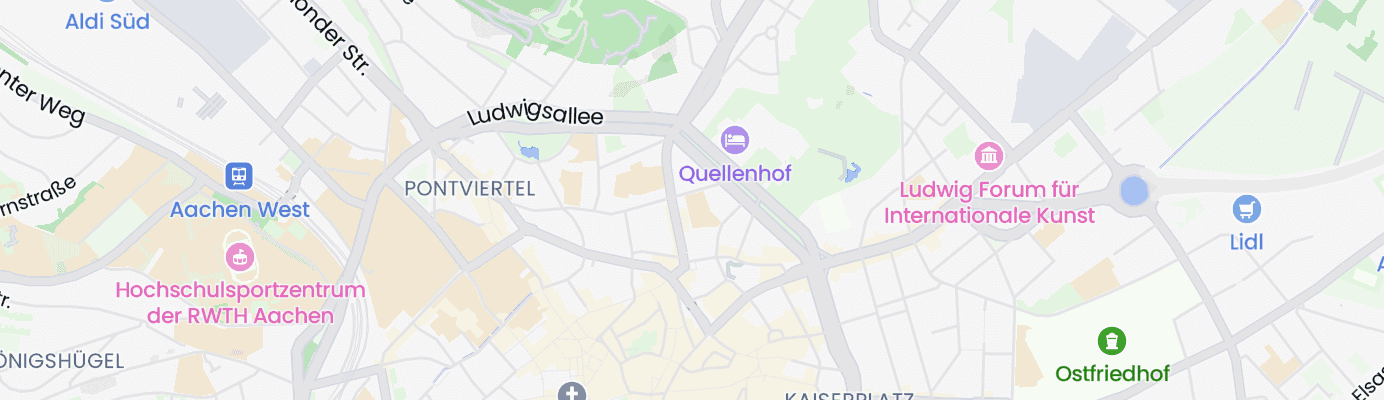 Karte mit dem ungefähren Standort