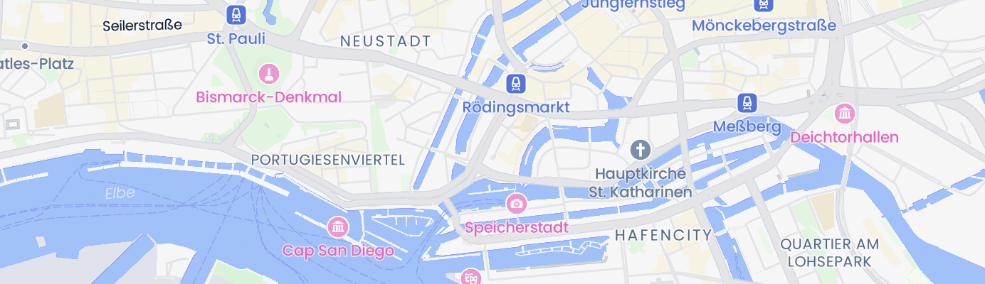 Karte mit dem ungefähren Standort