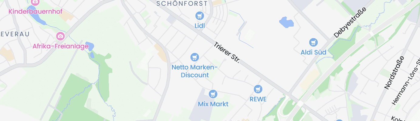 Map showing the approximate location