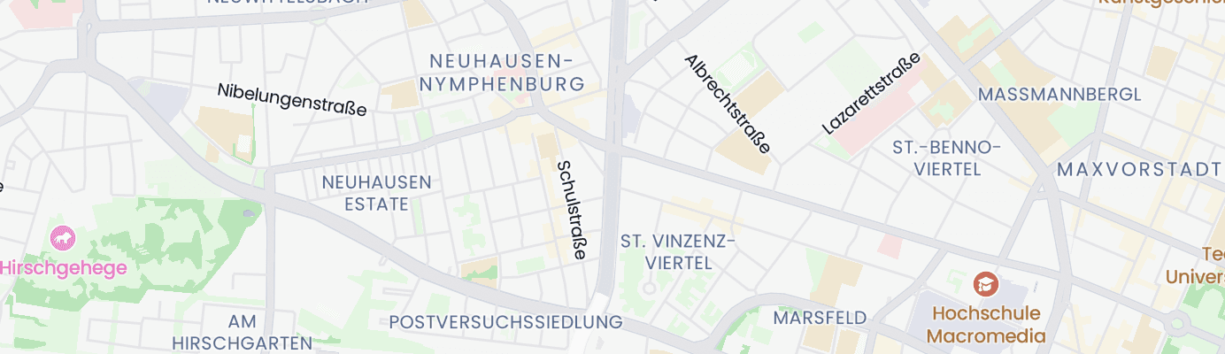 Karte mit dem ungefähren Standort