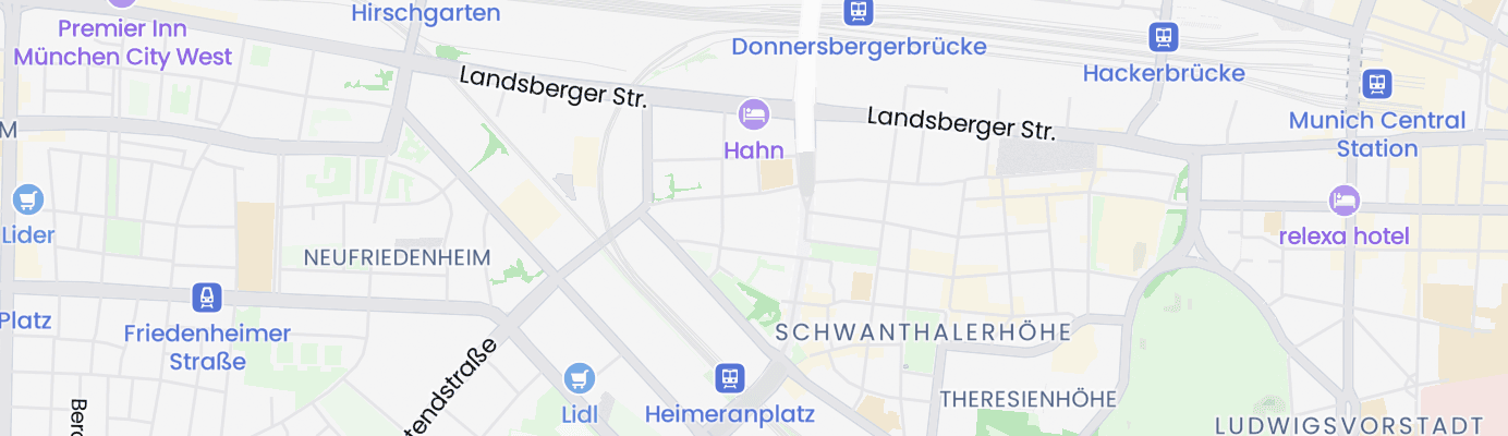 Karte mit dem ungefähren Standort