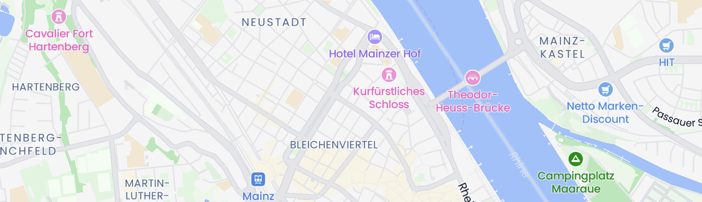 Karte mit dem ungefähren Standort