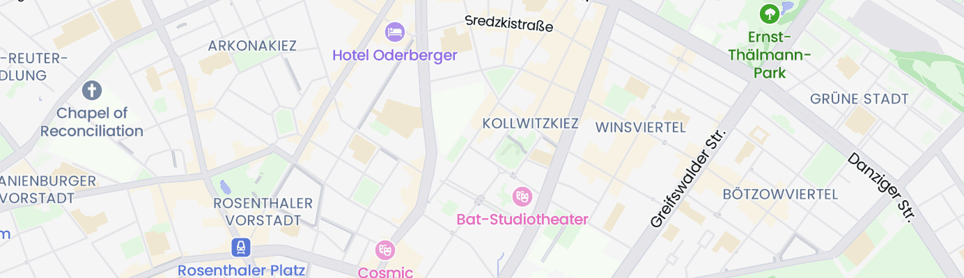 Karte mit dem ungefähren Standort