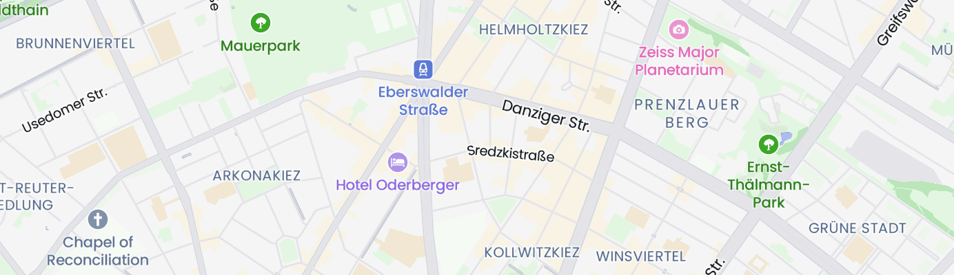 Karte mit dem ungefähren Standort
